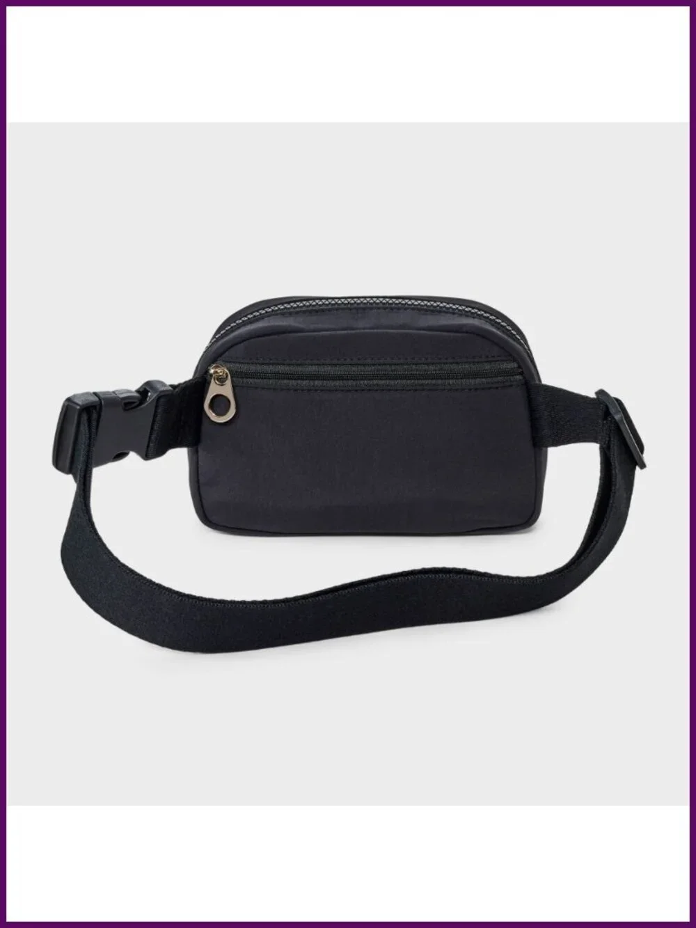 Woven Belt Crossbody Bag with Exterior Zip Pocket